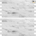 Peel and Stick Backsplash Tile Waterproof Removable PVC Wall Sticker 3D Faux by KOYNSLE