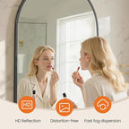 Sweetcrispy 20"x31" Arched Black Bathroom Mirrors - Image 3