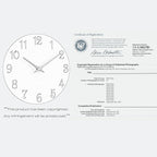 Roymnie Wall Clock, 10 Inch Modern Wall Clocks Battery Operated, Silent Non - Image 8