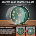 Modern Wall Clock, 10 Inch Digital Wall Clocks Battery Operated, Round Non - Image 5