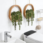 Artificial Hanging Plants Hanging Planter Fake Succulents Artificial String of - Image 2