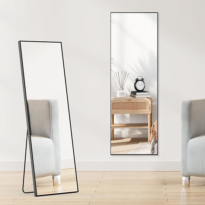 DUMOS Black Full Length Mirror by DumosLifestyle