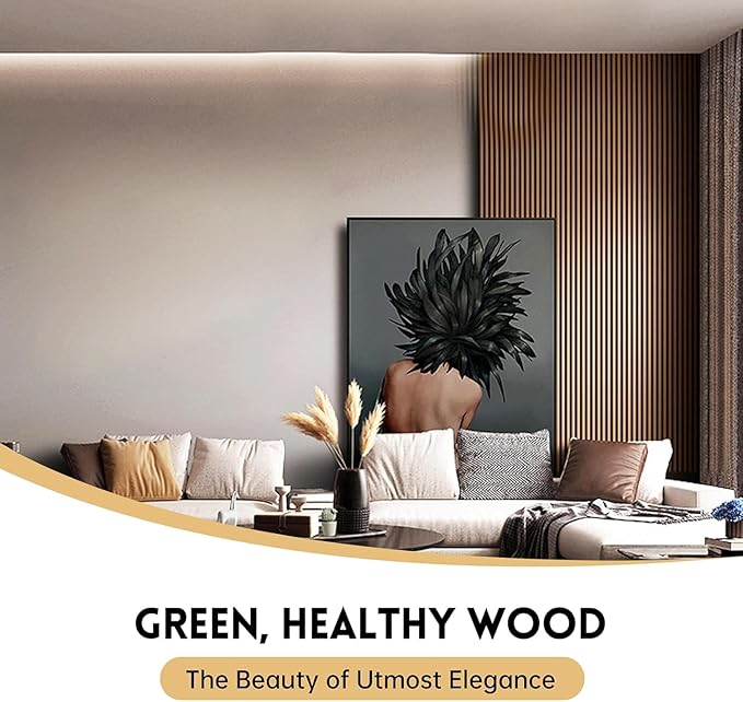 RITOLLO Wood Panels for Wall 4.92"×7.68" Acoustic Panels for Interior Wall Decor - Image 6