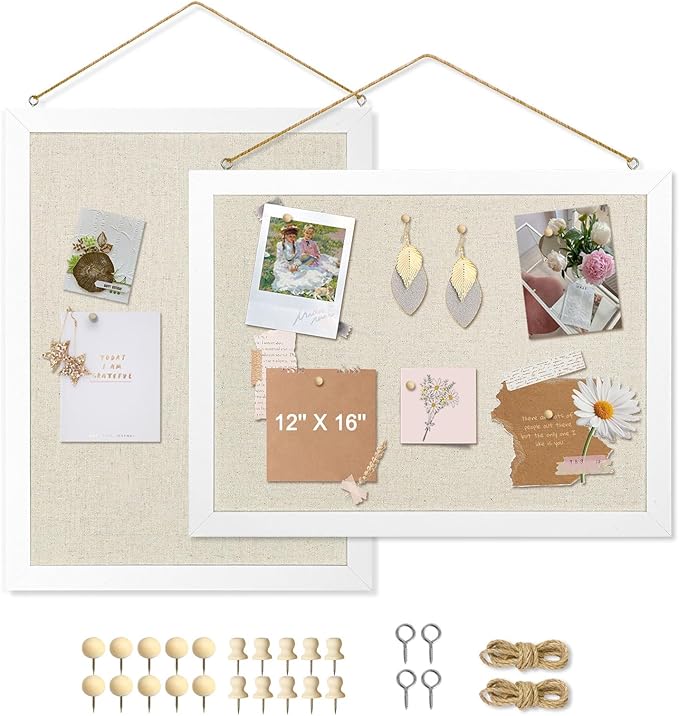 2-Pack Double-Sided Cork Board by AMUSIGHT