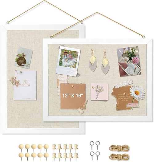 2-Pack Double-Sided Cork Board by AMUSIGHT