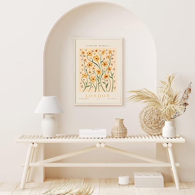 AnyDesign 9Pcs Flower Market Wall Art Prints Matisse Art Poster Decor Floral - Image 7