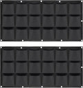 ZOENHOU 2 Pack Total 36 Roomy Pockets Horizontal Garden Planter, Waterproof by ZOENHOUDIRECT