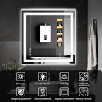 30"x30" LED Bathroom Mirror - Image 8