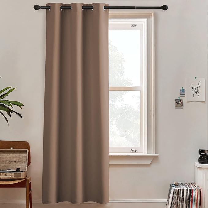 RYB HOME Blackout Curtains for Living Room, Thermal Insulated Soundproof Drapes by RYBHOME