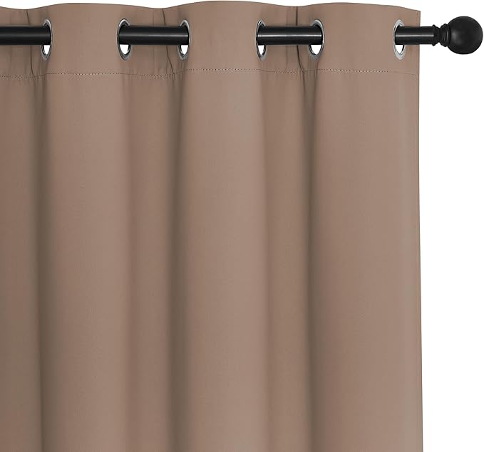 NICETOWN Sliding Door Window Treatment Blackout Patio Door Curtain Panels - Image 7