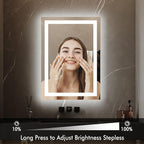 GarveeHome 30 in x 22 in Led Bathroom Mirror - Image 9