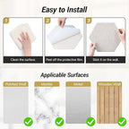 12 Pack High Density Hexagon Acoustic Panels, TONOR 12"x 10"x 0.4" Soundproof - Image 6