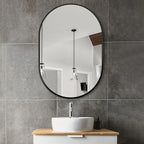 Bathroom Vanity Mirror for Wall, Living Room, HD Tempered Glass, Wall Mounted - Image 3