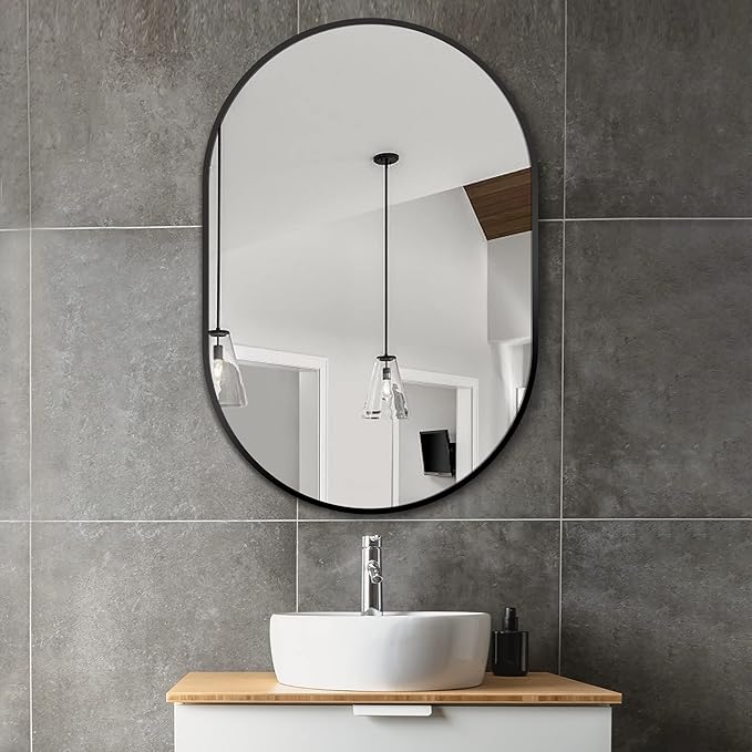 Bathroom Vanity Mirror for Wall, Living Room, HD Tempered Glass, Wall Mounted - Image 3