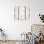 SwallowLiving 3D Layered Mandala Wood Wall Art Set of 3 – 23.6" Large Sacred - Image 6