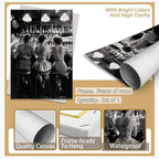 Vintage Black and White Posters Trendy Women Drink Cocktail Wall Art Funky - Image 7