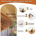 Patio Shades from Bamboo Outdoor Roll up Shades - Image 6