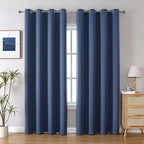 ChrisDowa Blackout Curtains 90 Inches Long 2 Panels Set by ChrisDowa