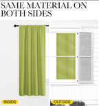 NICETOWN Blackout Curtains for RV Windows, Fresh Green, 2 Panels, Room - Image 5