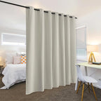 RYB Home Blackout Room Divider Curtain, Soundproof Privacy Screen Curtains - Image 3