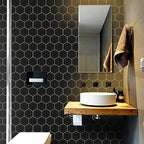 Black and Gold Wallpaper Geometric Peel and Stick Wallpaper - Image 4