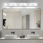 IZORRO LED Modern Bathroom Lights Fixtures, Matte White Acrylic Wall Lighting - Image 7