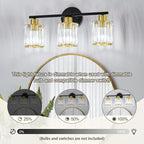 Crystal Bathroom Light Fixtures, Bathroom Lighting Fixtures Over Mirror - Image 8