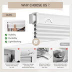 Grandekor No Drill No Tools Cordless Cellular Shades, UV Protection Privacy No - Image 5