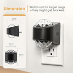 Night Light, Night Lights Plug into Wall, LED Projector Night Light, Soft White - Image 6