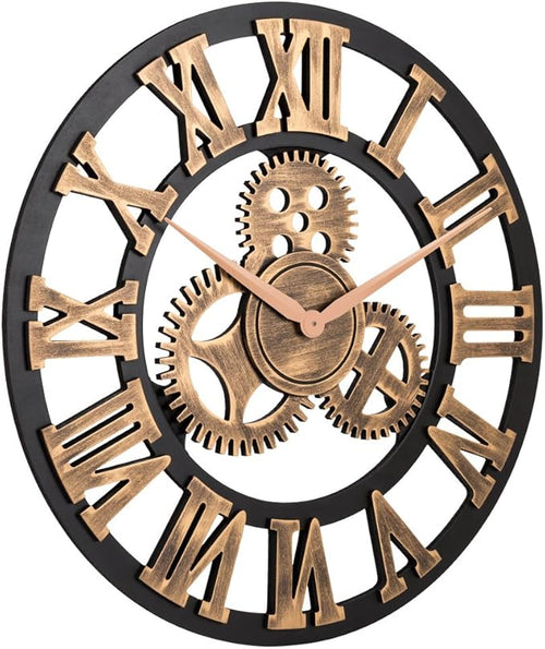 23" inch Noiseless Silent Non-Ticking Gears Not Moving Wall Clock - Image 2
