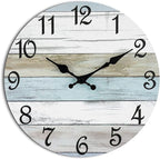 CHYLIN Wall Clock Silent Non Ticking Wall Clocks Battery Operated, Rustic by CHYLIN