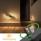 L LOHAS LED Night Light, 2 Pack Night Lights Plug into Wall, Modern Wall Sconces - Image 4