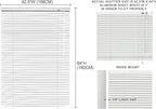 YIIBAII Mini Blinds Suitable for 43" W x 64" H Windows 1" Aluminum Horizontal - Image 6