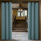 NICETOWN Door Screen Cover for Air Conditioner Room, Insulated Faux Accordion - Image 2
