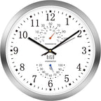 HITO 14 Inch Silent Wall Clock Battery Operated, Large Wall Clock by hito