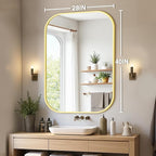 Bathroom Mirror for Wall, HD Reflection Shatterproof Mirror for Living Room - Image 2