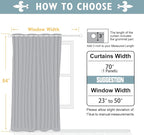 ChrisDowa Blackout Curtains 70 inches Wide - Image 7