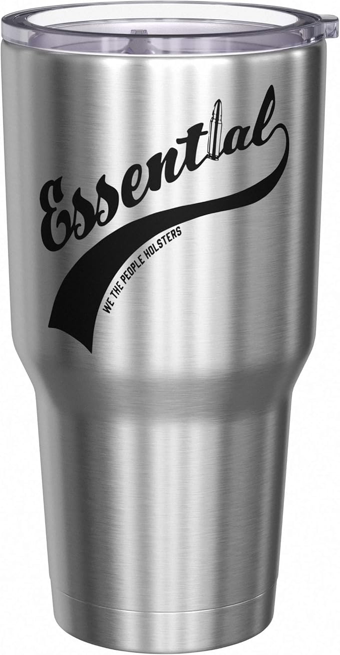 We The People Holsters - Essential - Gun Coffee Tumbler - American Flag Coffee Travel Mug - Gun Themed Tumbler - Double Insulated Tumbler - 30 oz