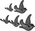 Ambipolar Flying Bird Iron Cast Decorative Bird Wall Mounted Coat Hooks by Ambipolar