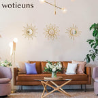 Mirror Wall Decor Gold Mirrors for Wall Metal Sunburst Mirrors Home Decoration - Image 6