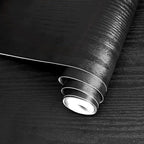 practicalWs Black Wood Contact Paper 17.7'' x 590.5'' Peel and Stick Wood - Image 6