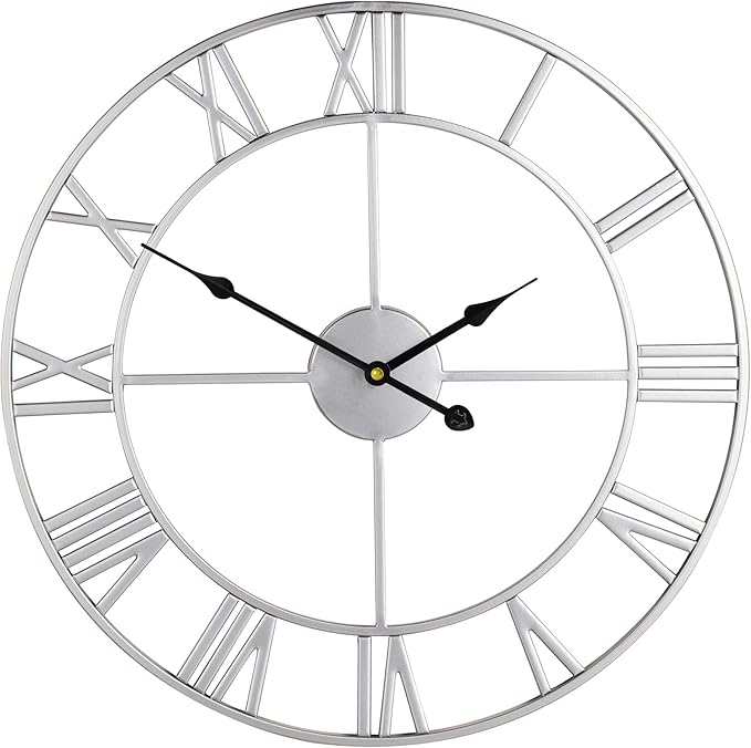 LEIKE 16" Modern Large Wall Clocks, Silent Non Ticking, Battery Operated - Image 3