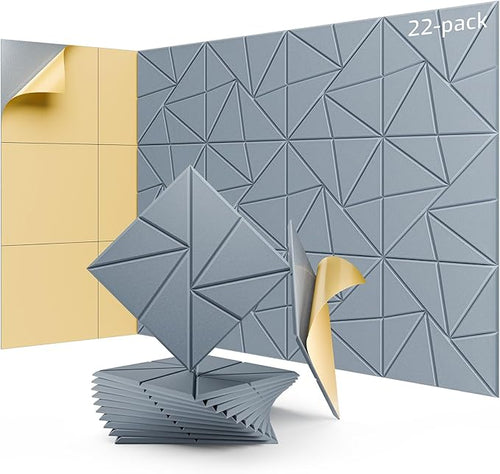 22 Pack Acoustic Panels, Sound Proof Foam Panels by LEIYER