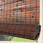 Letau No Drill No Tools Cordless Wood Window Shades Blinds, Bamboo Light - Image 2
