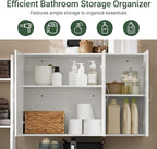 SoBuy Wall Cabinet Laundry Room, Medicine Cabinet - Image 8