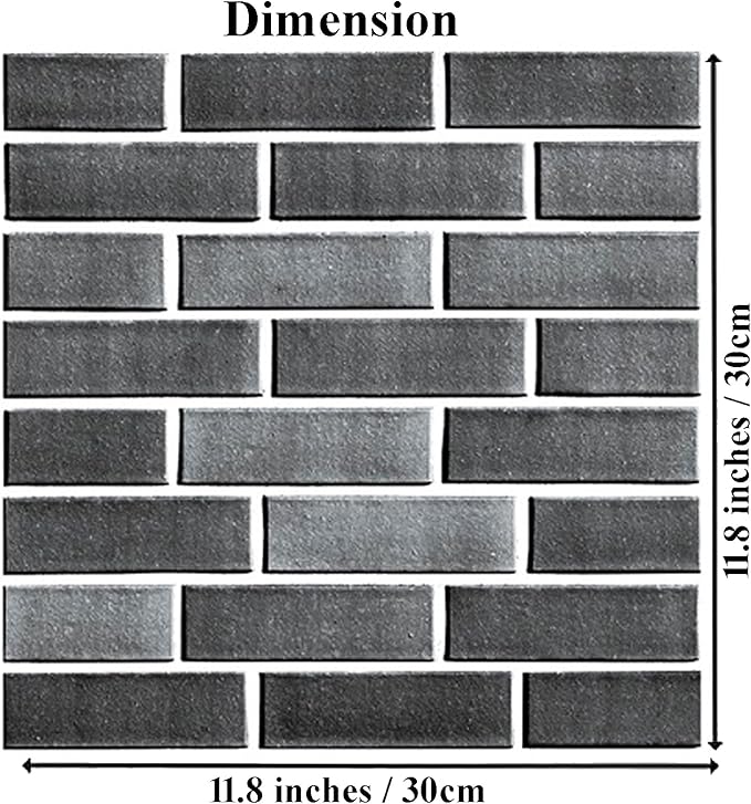 3D Wall Panels Peel and Stick, 3D Brick Wallpaper Peel and Stick, 10 Pack - Image 2