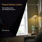 AJAZZ Self Adhesive Curtains 100% Blackout Shades Window Cover Sticky Curtain - Image 2