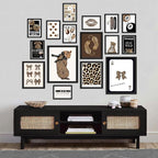 ANERZA 16 PCS Stockholm Style Room Decor, Cheetah Print Leopard Gallery Wall - Image 5