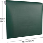Dark Green Peel and Stick Wallpaper, 15.7 X 157 inches Renter Friendly Wallpaper - Image 2
