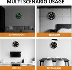 12 Inch Silent Wall Clocks Battery Operated, Glow in The Dark Wall Clock - Image 9